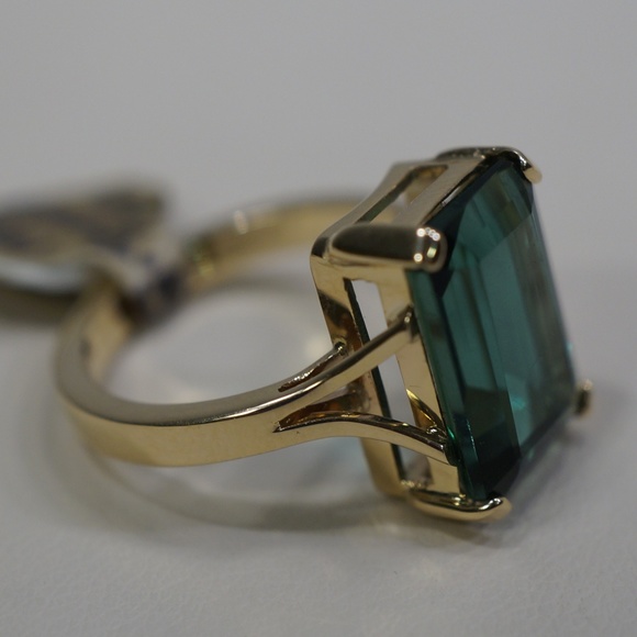 RNG Jewelry - 14KY Gold Genuine Tourmaline Handmade Ring